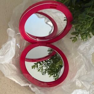 Christian Dior Double Mirror Novelty Hot pink quilted Luxurious Designer mirror